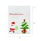 Wrapables Transparent Self-Adhesive 4" x 4" Candy and Cookie Bags, Favor Treat Bags for Christmas Parties and Holidays (200pcs)